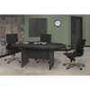 6' Legacy Racetrack Conference Table with Charging Port Ash Gray - Regency: Seats 4-8, Power/Data Ports - 2 of 4