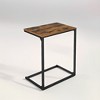 End Table Small Side Table Bed Side Table Side Table For Couch Mesitas Para Sala C Shape End Table - 3 of 4