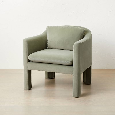 Green sitting online chair