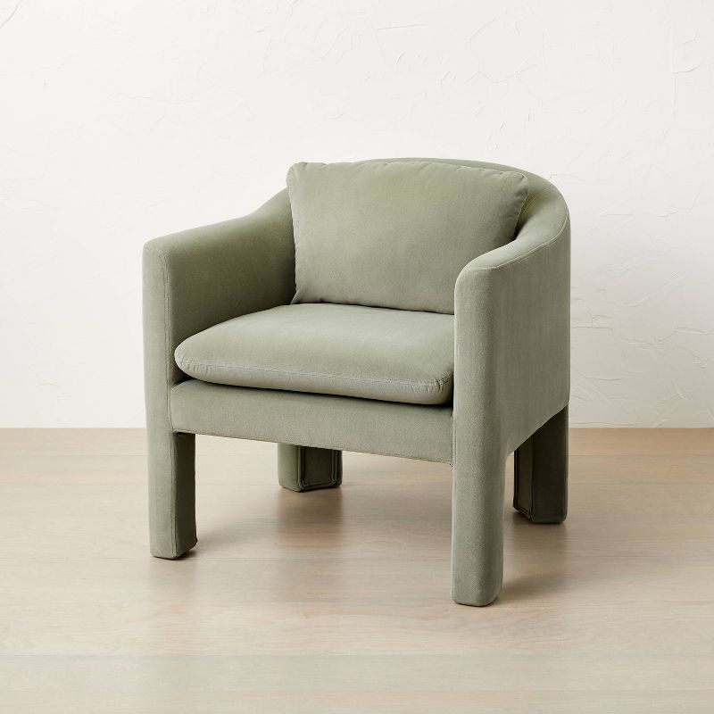 Linaria Fully Upholstered Velvet Accent Chair - Opalhouse™ designed with Jungalow™ , 1 of 15