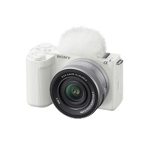 Sony Alpha ZV E10 II Content Creators Camera with Mirroless Lens Kit White - 1 of 2