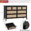 Coucheta Dresser with 6 Drawers - Farmhouse Style Wooden Chest of Drawers with Metal Handles for Bedroom & Living Room - 2 of 4