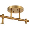 Pro Track Elm Park 4-Head Wall or Ceiling Track Light Fixture Kit Spot Light Directional Adjustable Gold Finish Glass Modern Kitchen Bathroom 36" Wide - 3 of 4