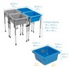 ECR4Kids 4-Station Sand and Water Adjustable Play Table - 2 of 4