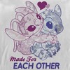 Men's Lilo & Stitch Made for Each Other Long Sleeve Shirt - image 2 of 4