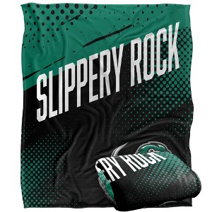 Slippery Rock University Fan Zone Silky Touch Super Soft Throw Blanket 50x60 - 1 of 4