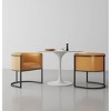 Manhattan Comfort Set of 2 Cosmopolitan Faux Leather Dining Chairs - 2 of 4