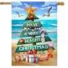 Briarwood Lane Double Sided House Flag 40x28 For Outdoor Beachy Christmas Tree For Christmas House Flag - 2 of 4