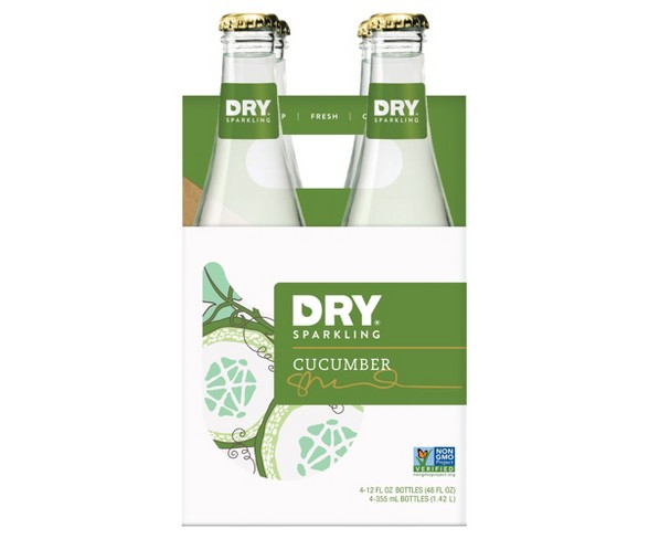 DRY Sparkling Cucumber - 4pk / 12 fl oz Bottles