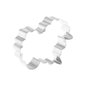 Unique Bargains Cookie Mould Cutter Rabbit Head Shaped Dishwasher Safe Stainless Steel Silver Tone 1Pcs - 1 of 4