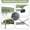 Karl Home|Green Patio Steel Round Side Table - 4 of 4