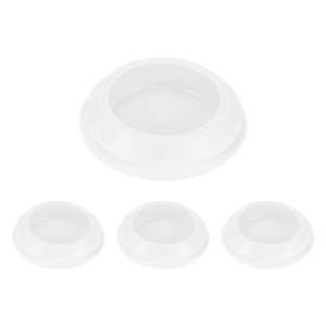 Unique Bargains Silicone Waterproof Durable Shock Absorption Mechanical Fasteners White - 1 of 4