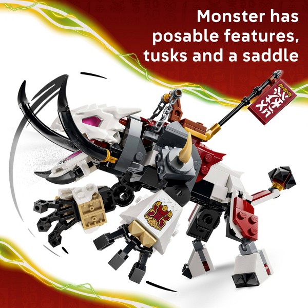 LEGO NINJAGO Zilvar y Grimtak la Bestia Dragón 71863 3
