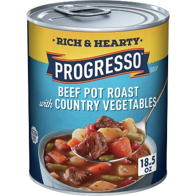 Progresso Gluten Free Rich & Hearty Beef Pot Roast with Country Vegetables Soup - 18.5oz