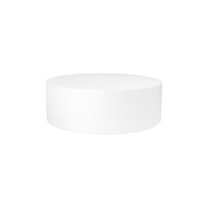 O'Creme Round Cake Dummy for Display Decorating, Styrene - 4" High - 1 of 4