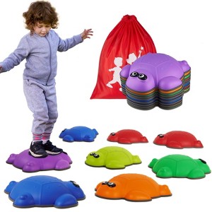 Stepping Stones for Kids, Turtles Balance Stepping Stones for Toddlers 3-5, Sensory Stones Indoor Outdoor Play Toys - 1 of 4