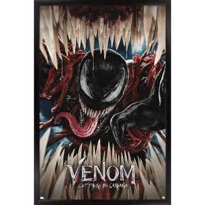 Trends International Marvel Venom: Let There be Carnage - Teaser Framed Wall Poster Prints - 1 of 4