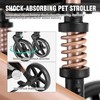 Gulches Pet Strollers: 4-in-1 Lightweight Folding Stroller with Reversible Canopy - 45 lbs Capacity - 3 of 4