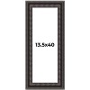 PosterPalooza | Panoramic 3.5" Wide Ornate Black Frame - UV Acrylic, Foam Board Backing, Hanging Hardware - 2 of 4