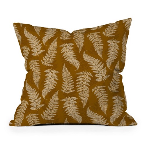 Aloha Natural Brown 20 Square Indoor/Outdoor Throw Pillow