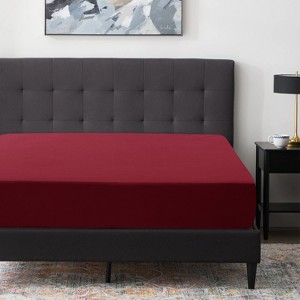Fitted Sheet Only - Extra Deep Pocket up to 16" No-Pop Off Elastic Bottom Sheets Ultra-Soft Brushed Microfiber - Cotton Passion - 1 of 4