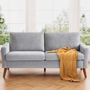 Dyonery 68" Loveseat Sofa, Comfy Couches for Living Room, Modern Oversized Love Seat Sofa, Tool-Free Setup Large Couches - 1 of 4