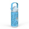 Zak Designs Antimicrobial 14oz Stainless Steel Double Wall Vacuum Beacon Bottle - 4 of 4