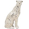 Leopard Sculpture Figurine Accent - Elegant Ceramic Animal Decorations for Living Room, Shelf, or Entryway Table Styling - 2 of 4