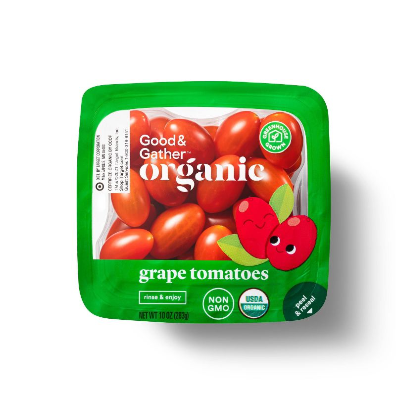 Organic Grape Tomatoes - 10oz - Good &#38; Gather&#8482;, 1 of 5