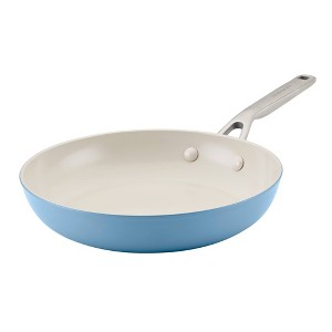 KitchenAid Hard Anodized 10" Nonstick Ceramic Frying Pan - Blue Velvet: Ceramic Skillet, Stainless Steel Handle - 1 of 4