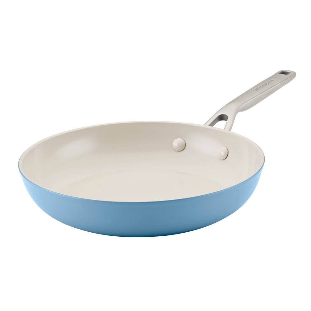 KitchenAid Hard Anodized 10 Nonstick Ceramic Frying Pan - Blue Velvet