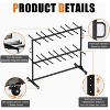 AMERLIFE Folding Chair Rack, Holds Tables or Chairs, Heavy-Duty Cart with Wheels - 3 of 4