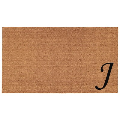 Calloway Mills 153622436J Urban Chic Monogram Doormat 24 In. x 36 In. (Letter J)