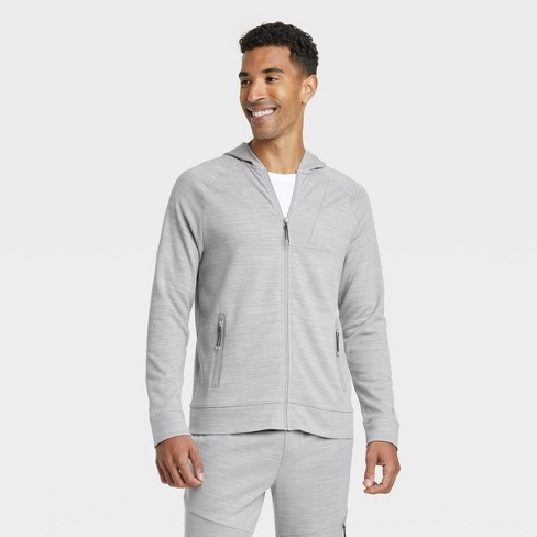 Men's Ponte Full-Zip Hoodie - All in Motion Black XL 1 ct