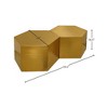 Meridian Furniture,Hexagon Coffee Table - 3 of 4
