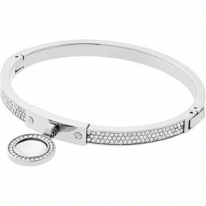 Silver - Tone Women's Bracelet, Jewelry for Women, brass with sparkling accents, rich in detail with enduring quality. - 1 of 4