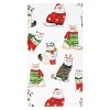 C&F Home 27" x 18" Christmas Holiday All Over Print Cats in Sweaters Printed Cotton Kitchen Dish Towel - 2 of 3