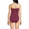 Lands' End Women's Bandeau Tankini Top - Large - Burgundy Spritz - 2 of 4