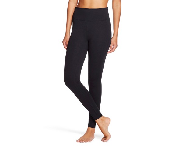 Assets By Spanx Women's Ponte Shaping Leggings - Black S
