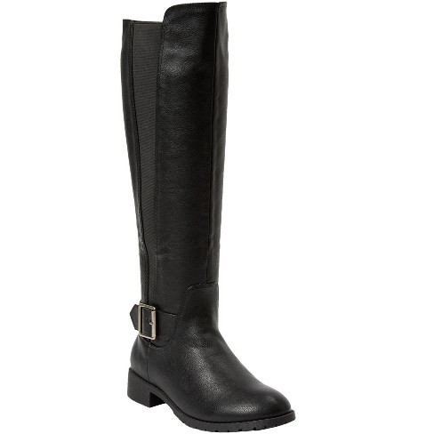 Comfortview Wide Width Milan Boot Tall Knee-High Women's Fall & Winter  Shoes - 9 1/2 W, Black