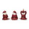 Transpac Resin 14.5 in. White Christmas Snowman and Wreath Decor - 2 of 4
