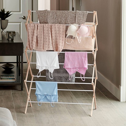 Wooden cloth best sale dryer stand