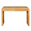 Royal Hampton Console Table | 43" Wide Top | Handcrafted Natural Acacia Wood | Dual Drawer Storage - 3 of 4