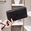 BEAFUP Women’s Wallet,RFID Blocking Wallet with Double Zipper & 12+ Card Slots - Large Capacity Travel Purse for Daily Use,and Shopping - 2 of 4
