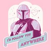 Girl's Star Wars: The Mandalorian I'd Follow You Anywhere Din Djarin T-Shirt - 2 of 4