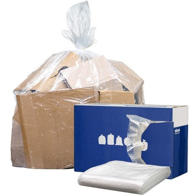 Plasticplace 20-30 Gallon Trash Bags, Clear (100 Count)