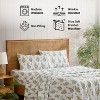 HLC.ME Floral Multi-Piece Bed Sheets Set - Wrinkle Resistant & Ultra Soft - Fits Mattresses up to 15 Inches Deep - 4 of 4