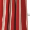 Lush Décor Julia Stripe Light Filtering Window Curtain Red Set 52x84 - 3 of 4