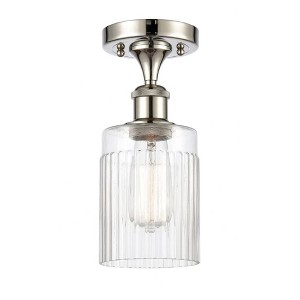 Hadley - 1 Light Semi-Flush Mount In Art Deco Style-13 Inches Tall and 4.5 Inches Wide - 1 of 1