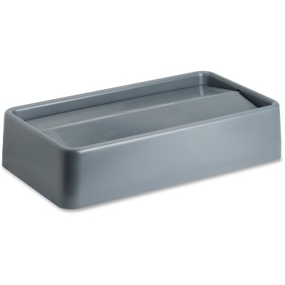 Genuine Joe Swing Lid f/23 Gal. 20-1/4"x11-1/2"x4-5/8" Gray 02343